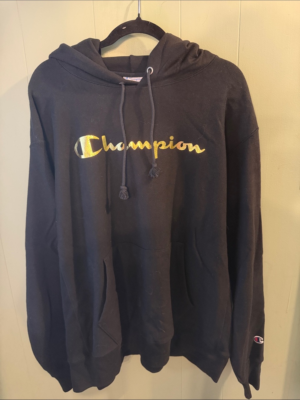 Champion Black & Gold Sweatshirt